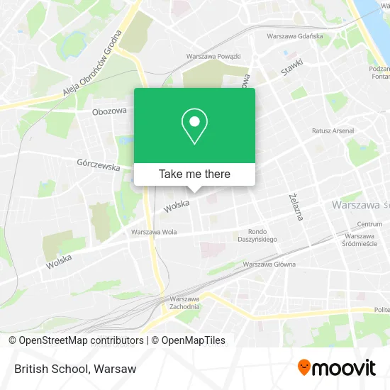 British School map