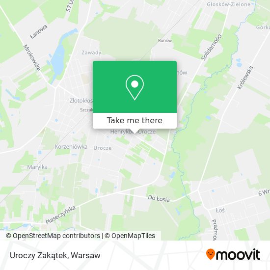 Uroczy Zakątek map