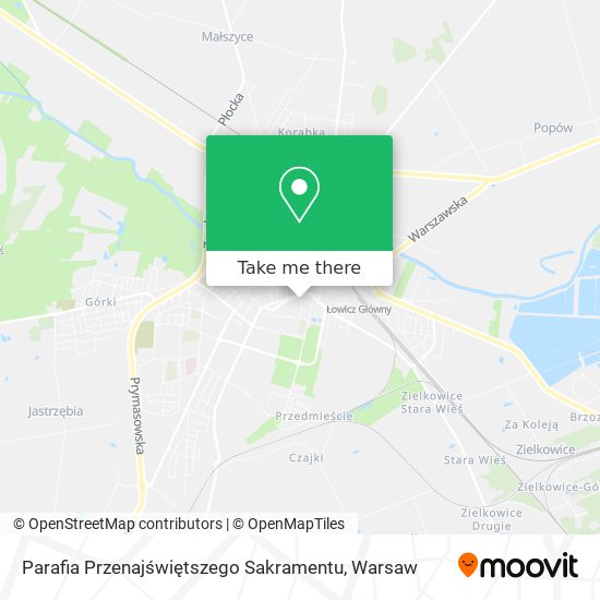 Parafia Przenajświętszego Sakramentu map