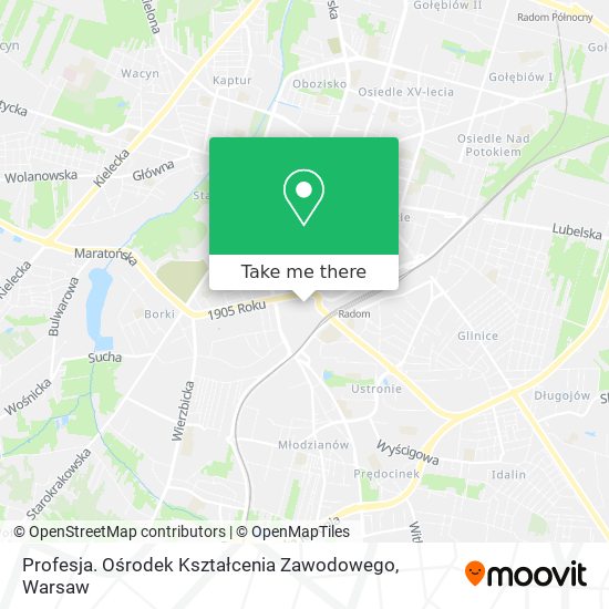 Profesja. Ośrodek Kształcenia Zawodowego map