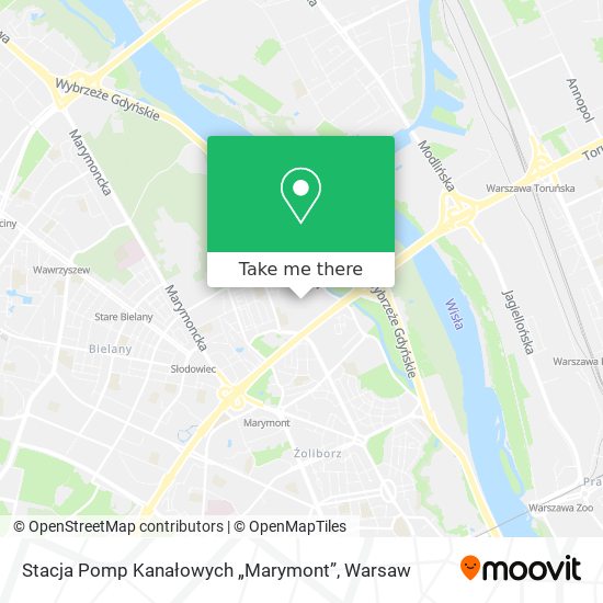 Stacja Pomp Kanałowych „Marymont” map