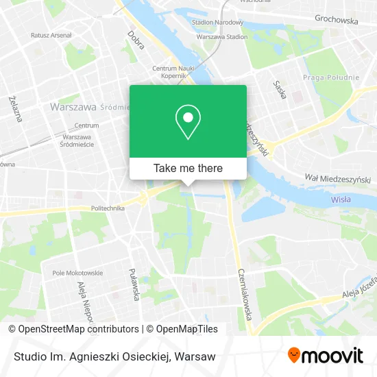 Studio Im. Agnieszki Osieckiej map