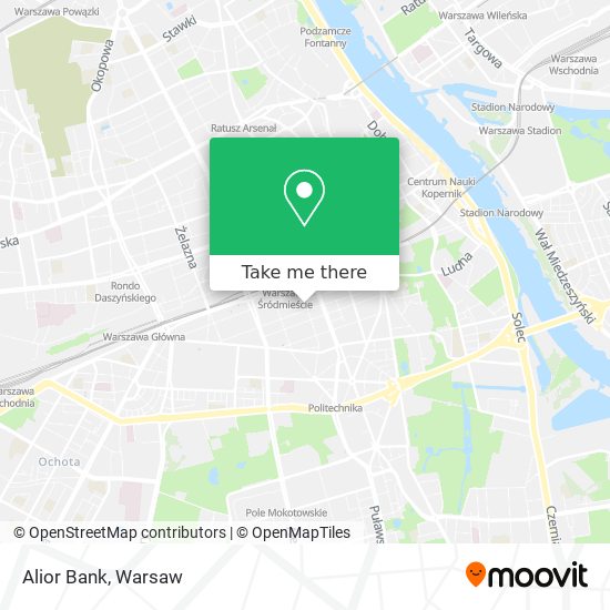 Alior Bank map