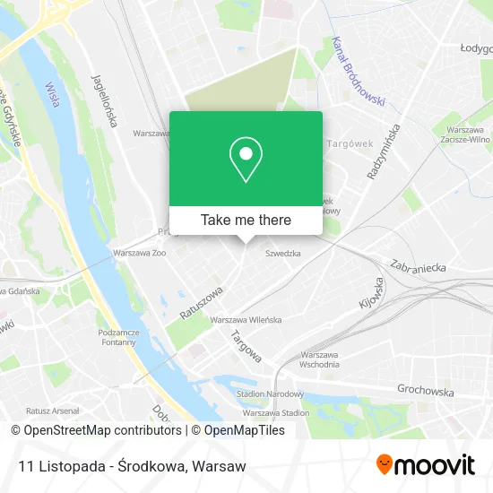 11 Listopada - Środkowa map