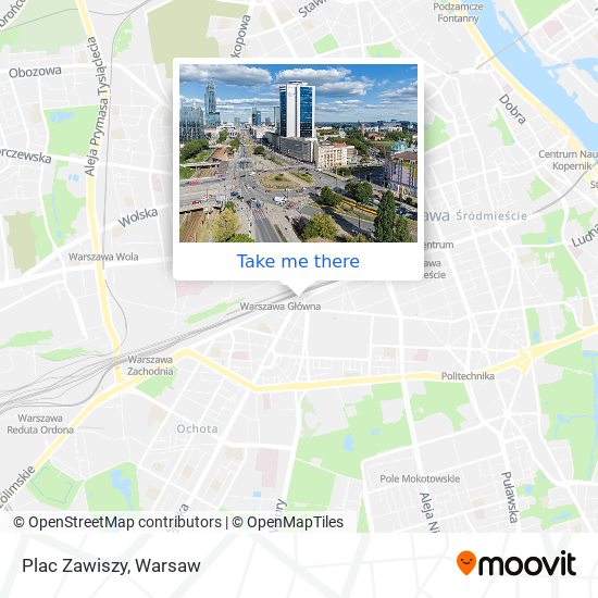Карта Plac Zawiszy