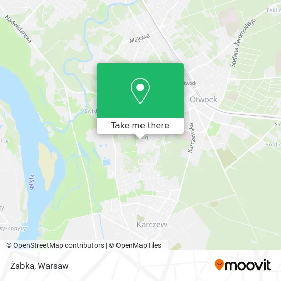 Żabka map