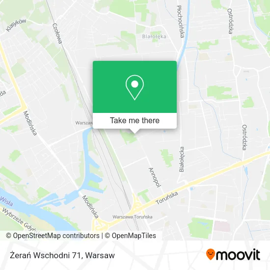 Żerań Wschodni 71 map