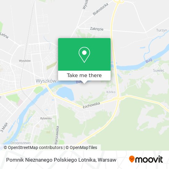 Pomnik Nieznanego Polskiego Lotnika map