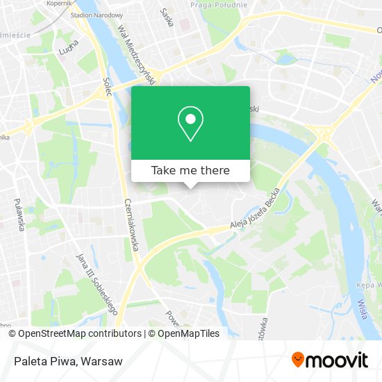 Paleta Piwa map