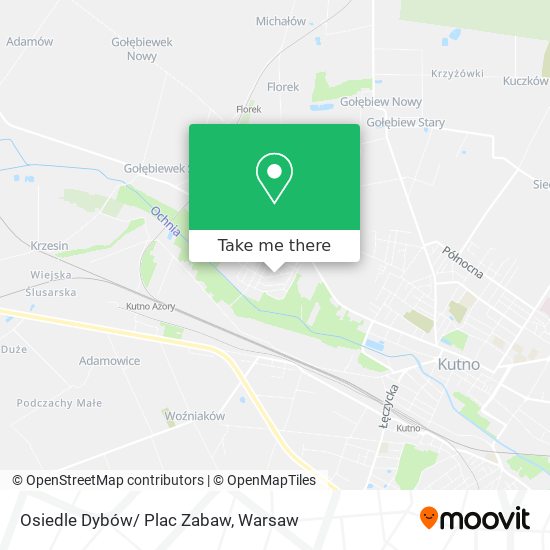 Osiedle Dybów/ Plac Zabaw map