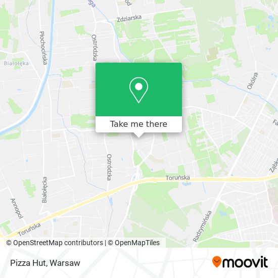 Pizza Hut map