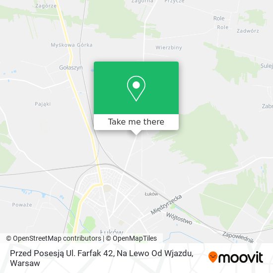 Przed Posesją Ul. Farfak 42, Na Lewo Od Wjazdu map