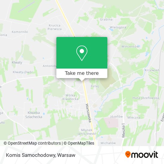 Komis Samochodowy map