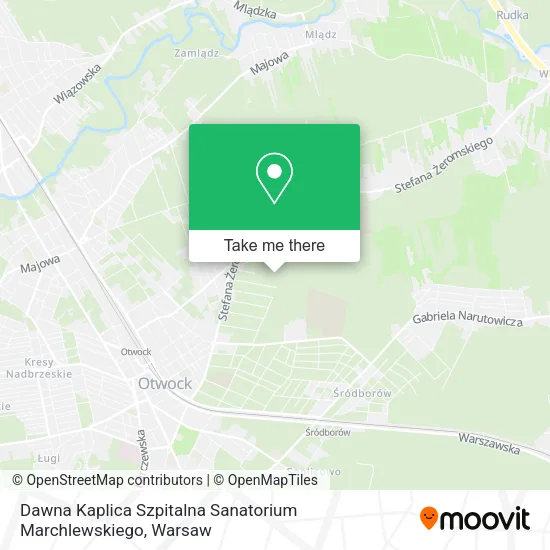 Dawna Kaplica Szpitalna Sanatorium Marchlewskiego map