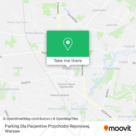 Карта Parking Dla Pacjentów Przychodni Rejonowej