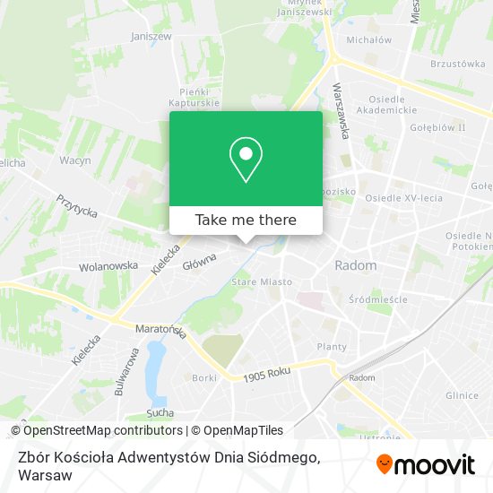 Zbór Kościoła Adwentystów Dnia Siódmego map