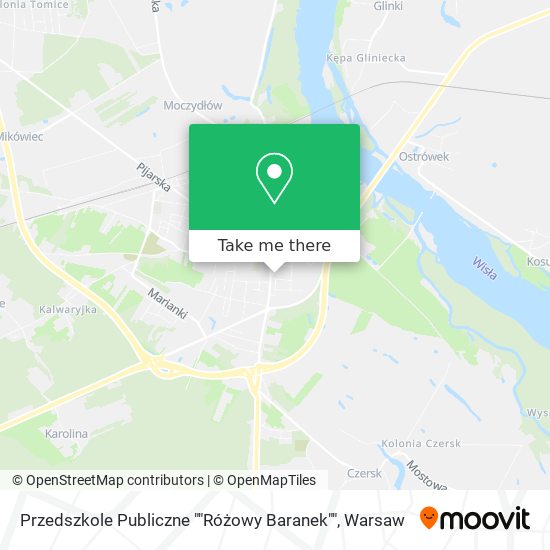 Przedszkole Publiczne ""Różowy Baranek"" map