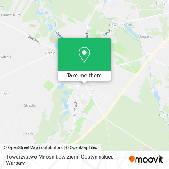 Towarzystwo Miłośników Ziemi Gostynińskiej map