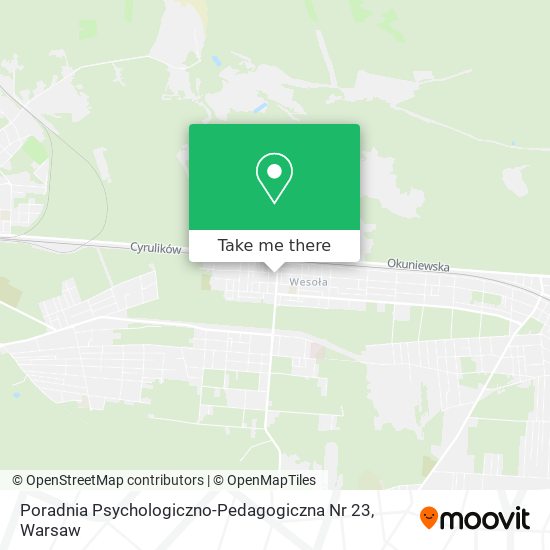 Poradnia Psychologiczno-Pedagogiczna Nr 23 map