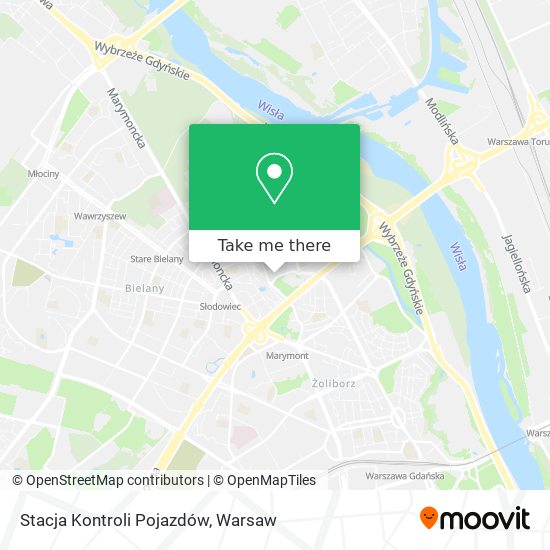 Stacja Kontroli Pojazdów map