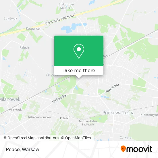 Карта Pepco