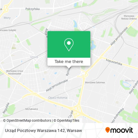 Карта Urząd Pocztowy Warszawa 142