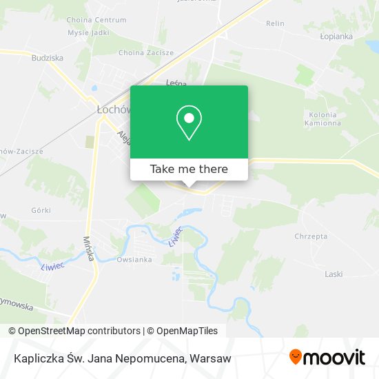 Kapliczka Św. Jana Nepomucena map