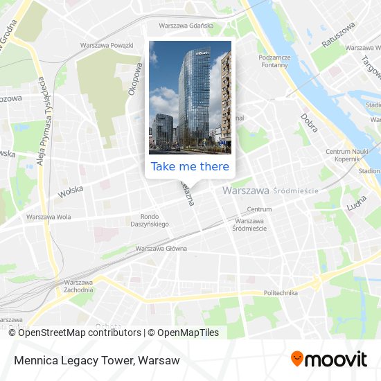 Mennica Legacy Tower map