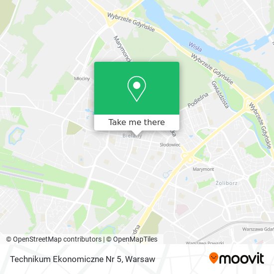 Technikum Ekonomiczne Nr 5 map