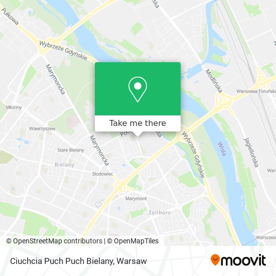 Ciuchcia Puch Puch Bielany map