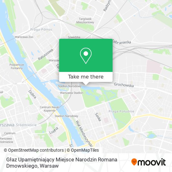 Głaz Upamiętniający Miejsce Narodzin Romana Dmowskiego map