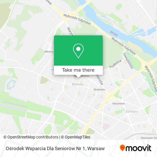 Ośrodek Wsparcia Dla Seniorów Nr 1 map