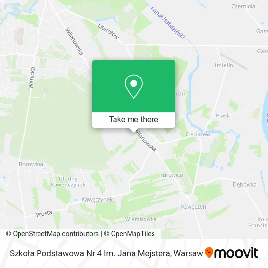 Карта Szkoła Podstawowa Nr 4 Im. Jana Mejstera