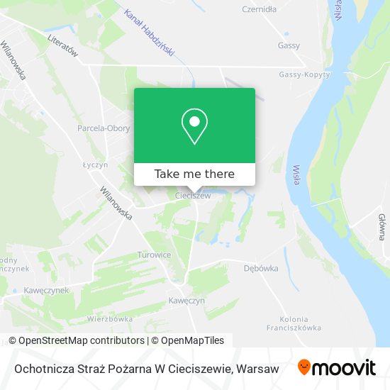 Ochotnicza Straż Pożarna W Cieciszewie map