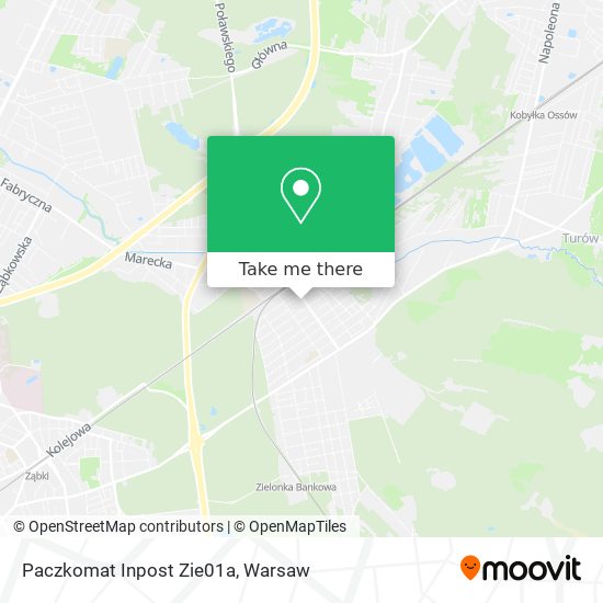 Paczkomat Inpost Zie01a map