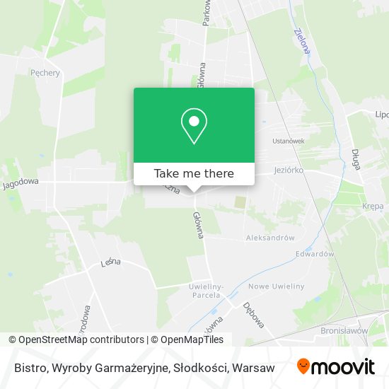 Bistro, Wyroby Garmażeryjne, Słodkości map