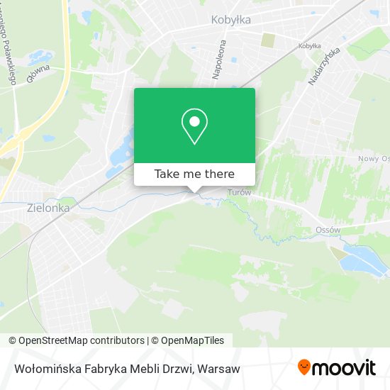 Wołomińska Fabryka Mebli Drzwi map