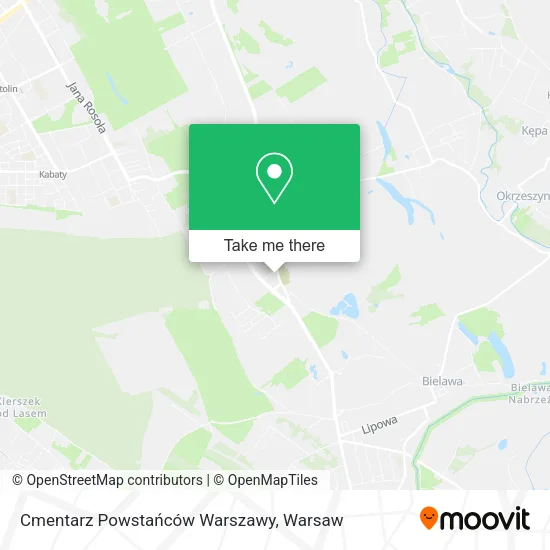 Cmentarz Powstańców Warszawy map