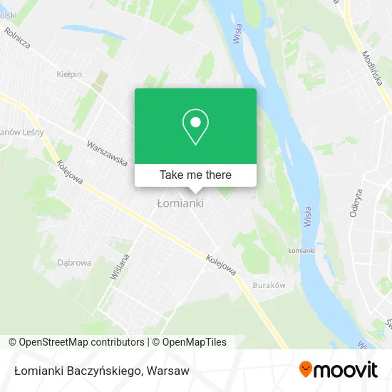 Łomianki Baczyńskiego map