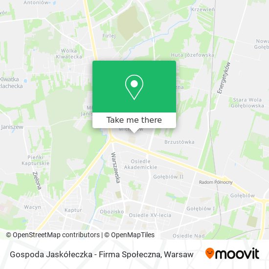 Gospoda Jaskółeczka - Firma Społeczna map