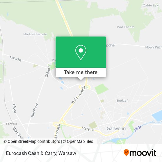 Eurocash Cash & Carry map