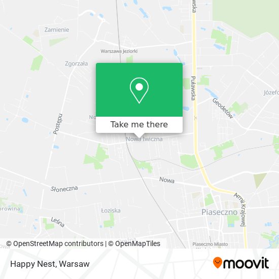 Happy Nest map