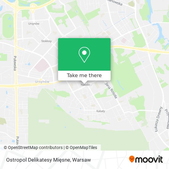 Ostropol Delikatesy Mięsne map