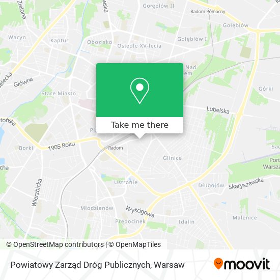 Powiatowy Zarząd Dróg Publicznych map