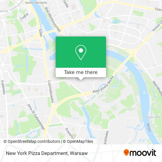 Карта New York Pizza Department