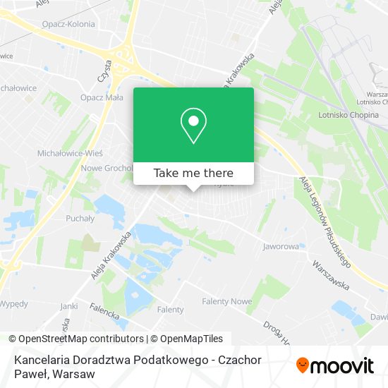 Kancelaria Doradztwa Podatkowego - Czachor Paweł map