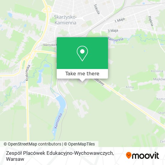 Карта Zespół Placówek Edukacyjno-Wychowawczych