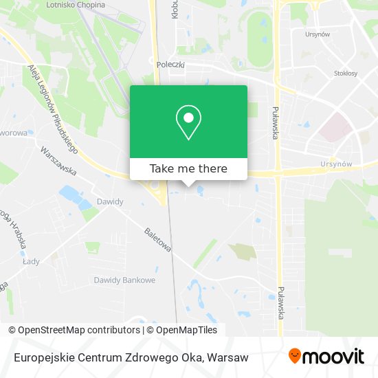 Europejskie Centrum Zdrowego Oka map