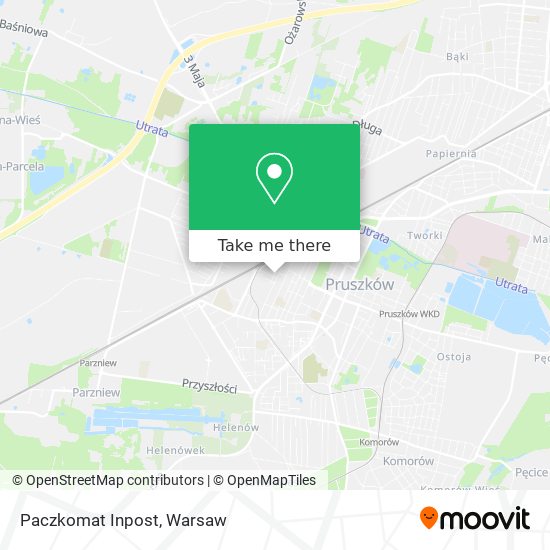 Paczkomat Inpost map