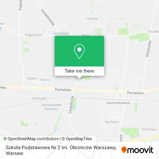 Szkoła Podstawowa Nr 2 Im. Obrońców Warszawy map